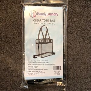 Clear Tote Bag (NFL Approved)